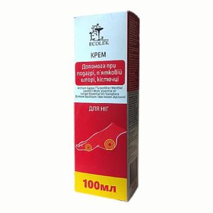 Natuurlijke Voetcrème tegen jicht – bijen gif – Klis en terpentijn – verlicht zwelling en pijn – 100ml