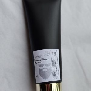 Heren bio haar styling gel – lijnzaad en honing fixerende haar gel – natuurlijke gel 120ml
