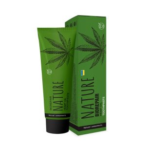 Natuurlijke Tandpasta met Hennep olie – Biorepaire – beschermt glazuur en tandvlees  100ml
