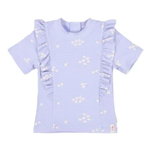 Zwem shirt korte mouwen en broekje Dreamy Lavender